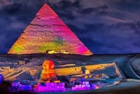Cairo : Giza Pyramids Sound & Light Show with private transfer  2
