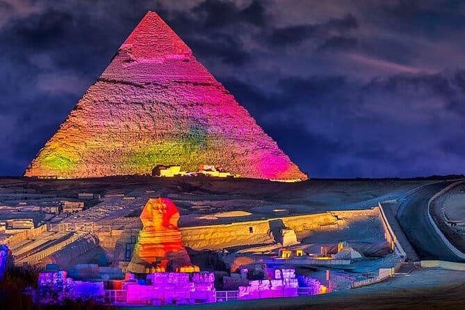 Cairo : Giza Pyramids Sound & Light Show with private transfer  2