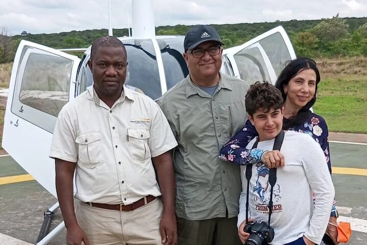 15 minutes scenic helicopter flight above Victoria Falls-Zimbabwe