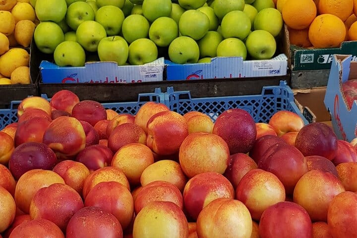 Fresh fruits at the market