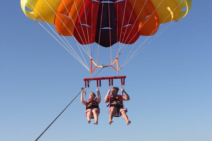 Parasailing Fly Catch the Sky With Private transportation - Sharm El Sheikh Meeting &amp; pickup Edit We pick up all travelers General areas You pick up from all locations within 1 general area Specific l