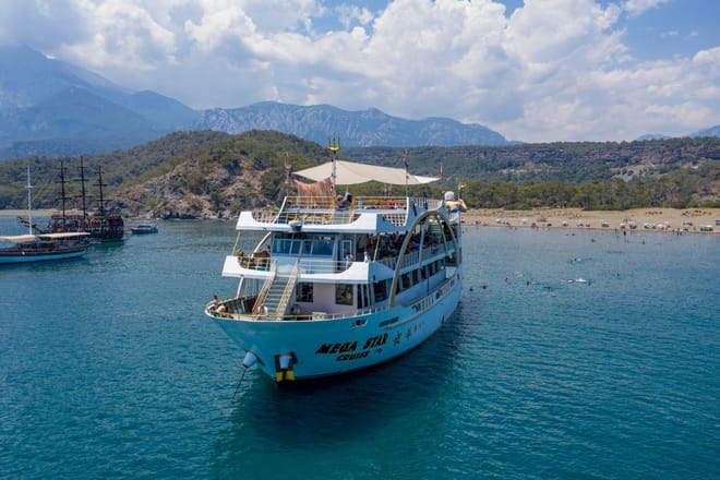 Mega Star Boat Tour with transfer from Kemer 7