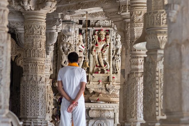 Inside Part of Ranakpur Temple