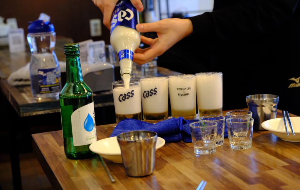 Korean Drinking Games Night Experience in Seoul
