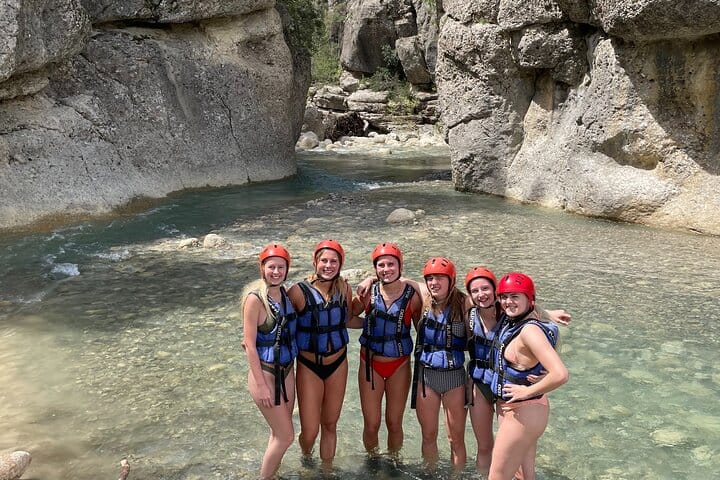 Canyoning, Rafting and Zipline Adventure from Belek and Antalya
