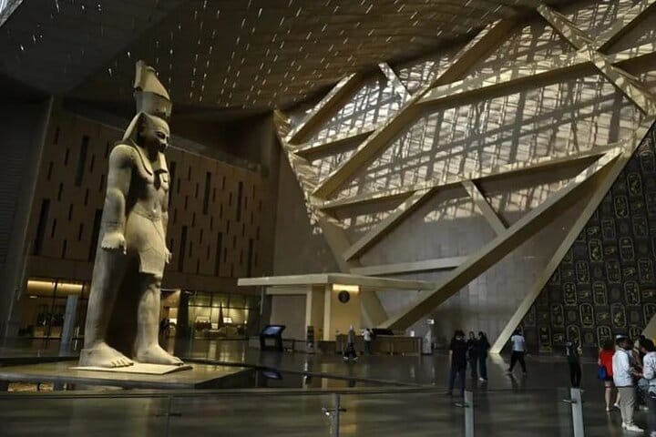 new museum and pyramids