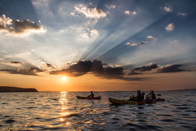Sunset kayaking in Connemara. Galway. Guided. 2