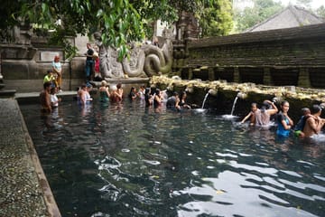 Eco Bike Tour from Bali Peaks to Pura Tirta Empul