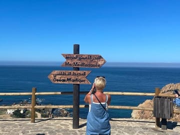 From Tangier: Asilah; Cap Spartel & Camel Ride