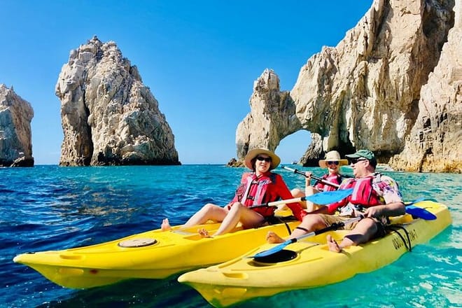 Family Adventure in our Kayak &amp; Snorkel Tour at the Arch