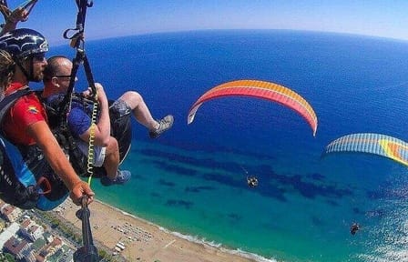 Antalya Tandem Paragliding with Licensed Pilot & Hotel Transfer
