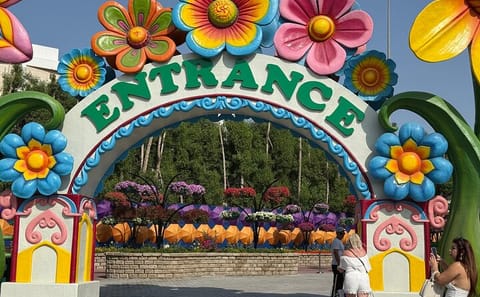 Miracle Garden Global Village with Transportation from Fujairah
