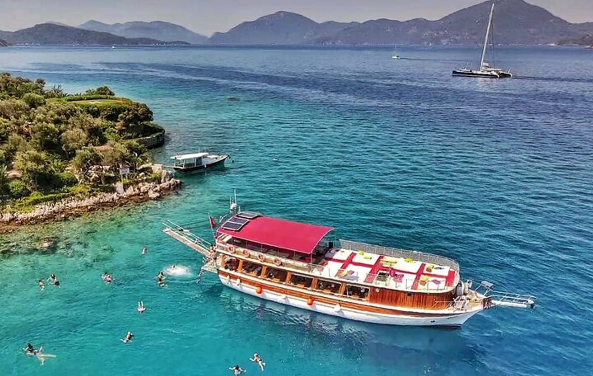 Marmaris Cleopatra Island & Gökova Bays Boat Tour with Lunch