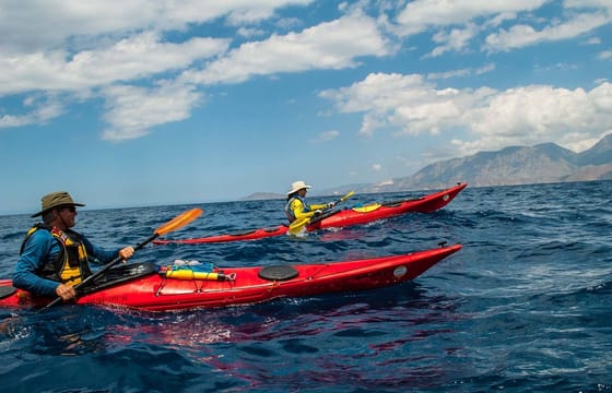 10-days Sea Kayak Expedition with Camping in North Crete, Greece