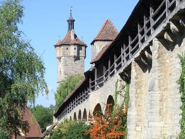 Medieval town wall and Klingentorturm, a defensive tower, Credits: Weners