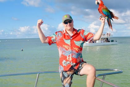 Catamaran Fiesta: Snorkel, Swim-Up Bar & Open-Air DJ Party