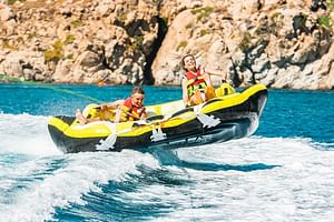 Water Tubing in Mykonos with Instructor and Speedboat Rider
