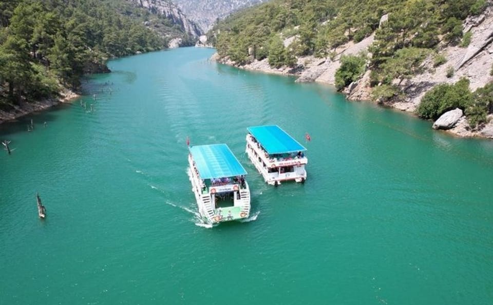 Green Canyon Boat Tour and Lunch at Green Lake in Antalya