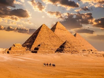 All-Inclusive Giza Pyramids, Sphinx & Camel + Inside