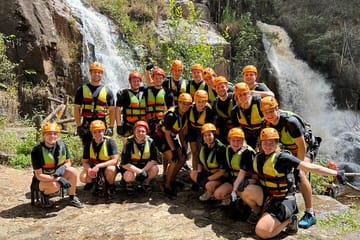 Canyoning and 1500m Zipline Adventure in Dalat, Vietnam
