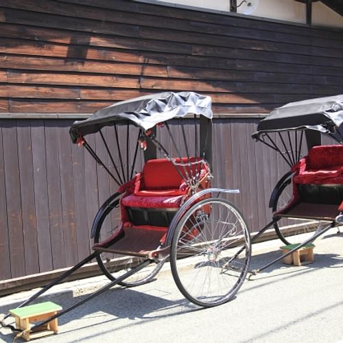 Rickshaw ride in Miyajima island, Hiroshima