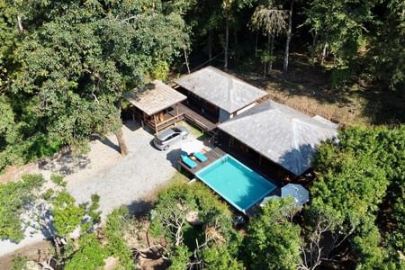 Trekking, Tubing, Waterfall, Elephant & Pool Villa Adventure