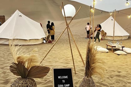 Ica-06 : Desert Glamping – Luxurious Night Under the Stars