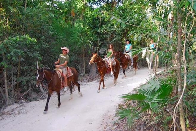 Ziplining and Horseback Riding Experience from Cancun and Playa del Carmen 7