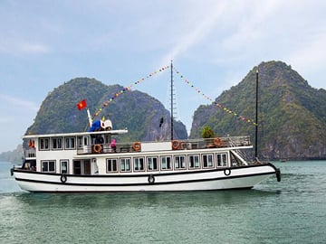 Full-Day Halong Bay Islands and Cave Tour by Transfer Expressway