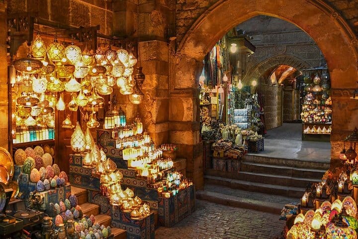 Cairo bazaar shopping
