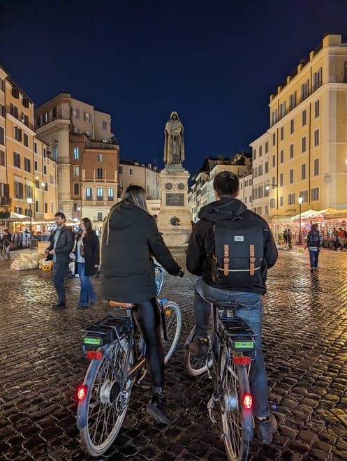 Rome at sunset is magic on two wheels photo 3