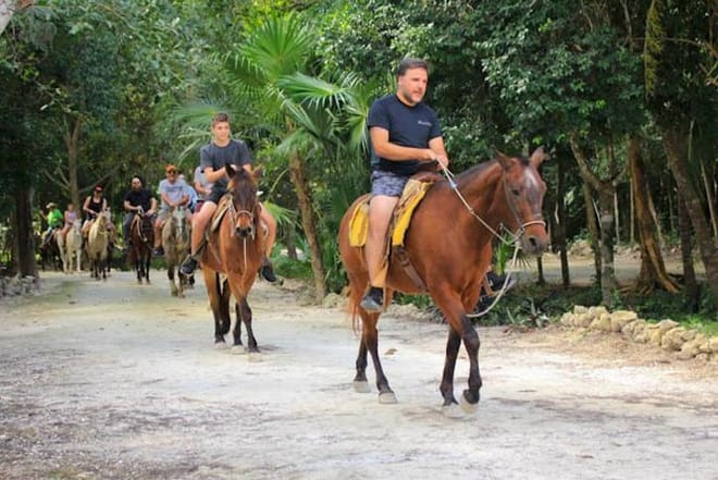 Horseback Riding Tour in the Tropical Jungle from Cancun and Riviera Maya 3