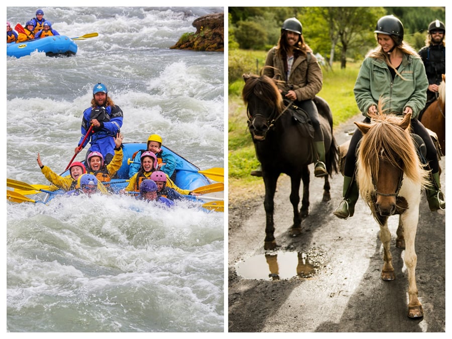 Rafting and Riding