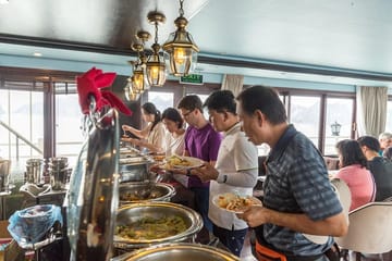 Athena Luxury Cruise in Halong Bay with Meals,Balcony Room & Cave