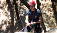 Rappelling in Madrid