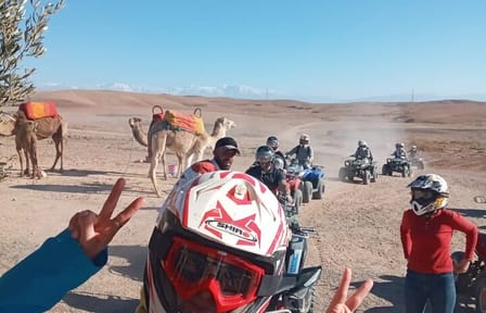 Agafay Desert Quad & Camel Tour with Dinner Show