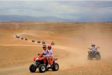 Quad Biking and Camel Riding in Agafay Desert from Marrakesh