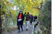 Hiking in the Canyon of the Monachil Cubs in Granada 4