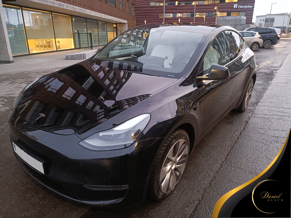 Private airport transfer with a Tesla (Reykjavík - KEF International Airport) — Race Taxi ehf