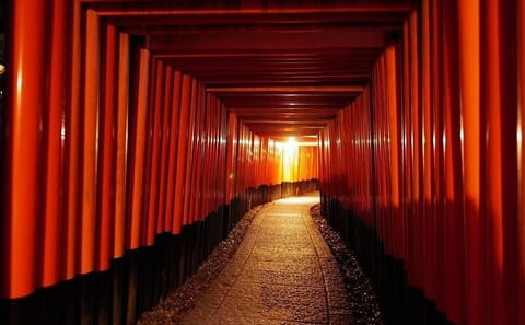 Kyoto Fushimi-Inari and Arashiyama Night Walking Tour