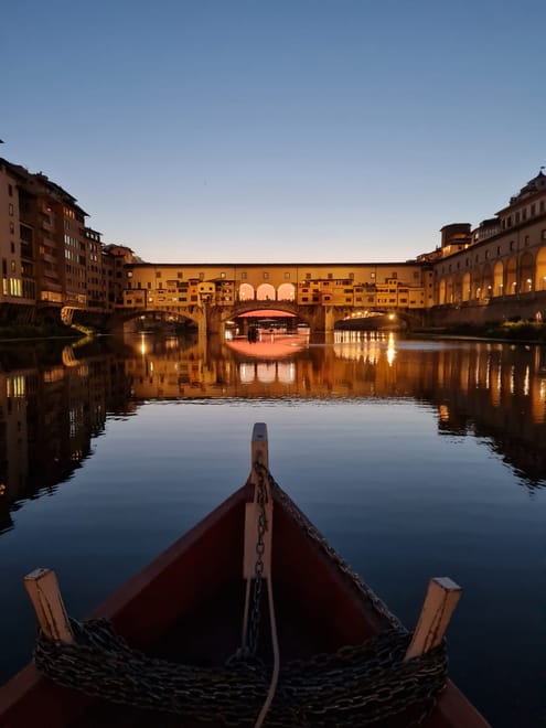 Sunset Cruise on the Arno River