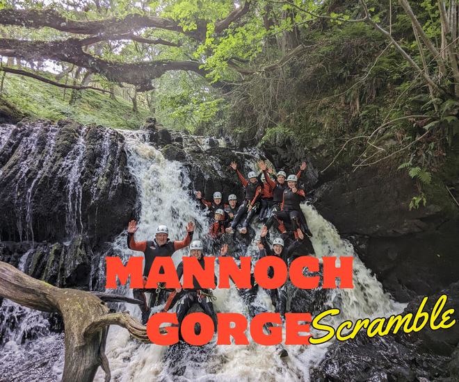 Mannoch Gorge Scramble King Roberts Canyon Scotland (GB)