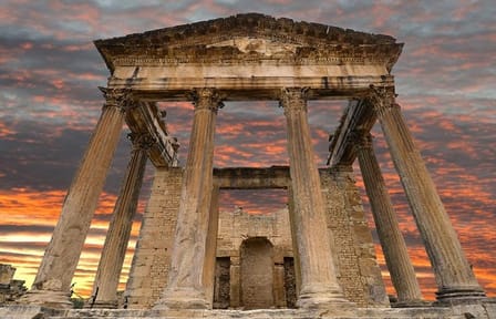 Private Cultural Tour of Dougga and Zaghouan from Tunis