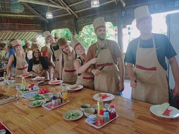 Hoi An Eco Cooking Class(Local Market, Basket Boat, COOKING)
