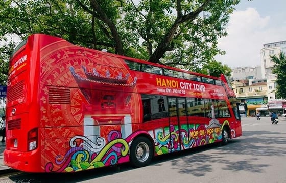 Half-Day Hop On Hop Off Bus Tour in Hanoi
