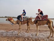 Camel riding with BBQ and sunset 5