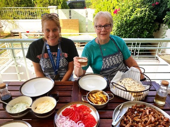 Home-Cooked Meal with Dionysia in Athens