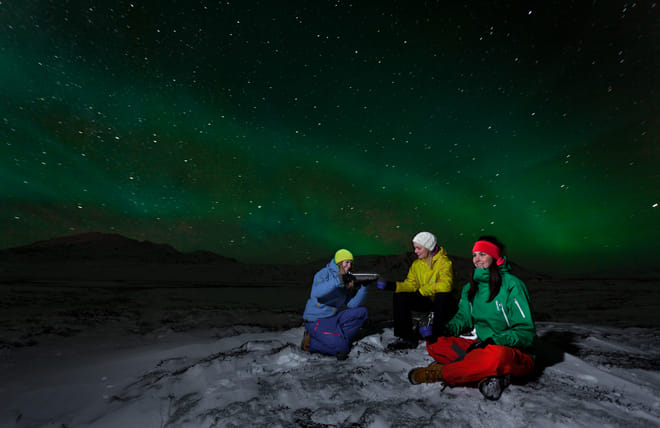 Magical Auroras - Northern lights in a minibus photo 3