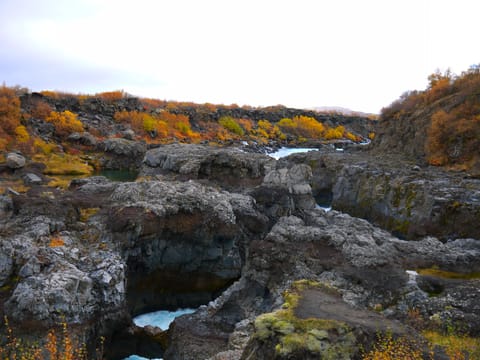Barnafoss Waterfall