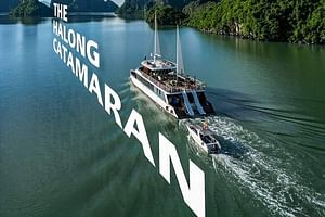 Catamaran Premium Cruise to Halong Bay & Lan Ha Bay in 1 Day Tour